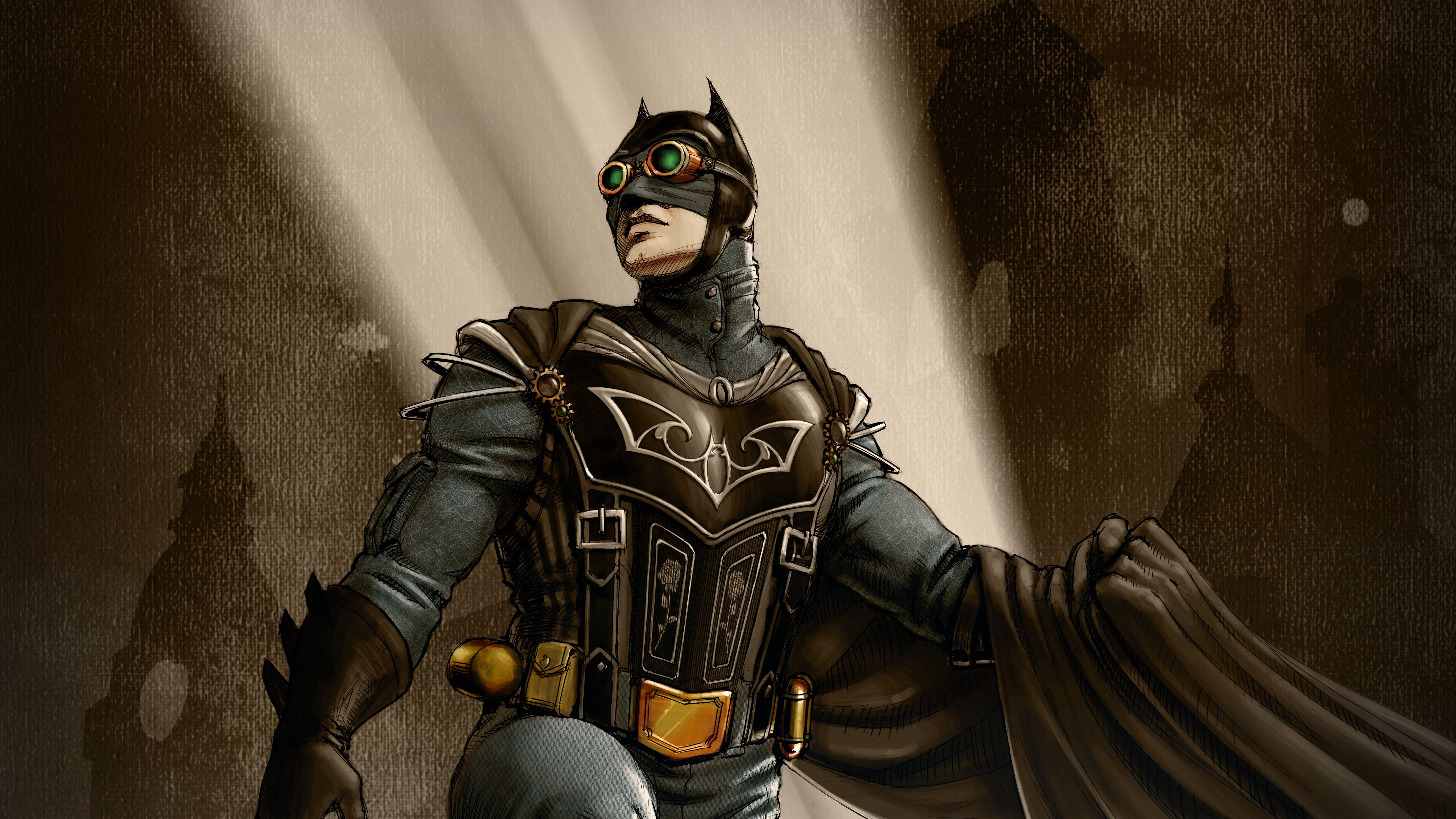 Steampunk Batman 5k, HD Superheroes, 4k