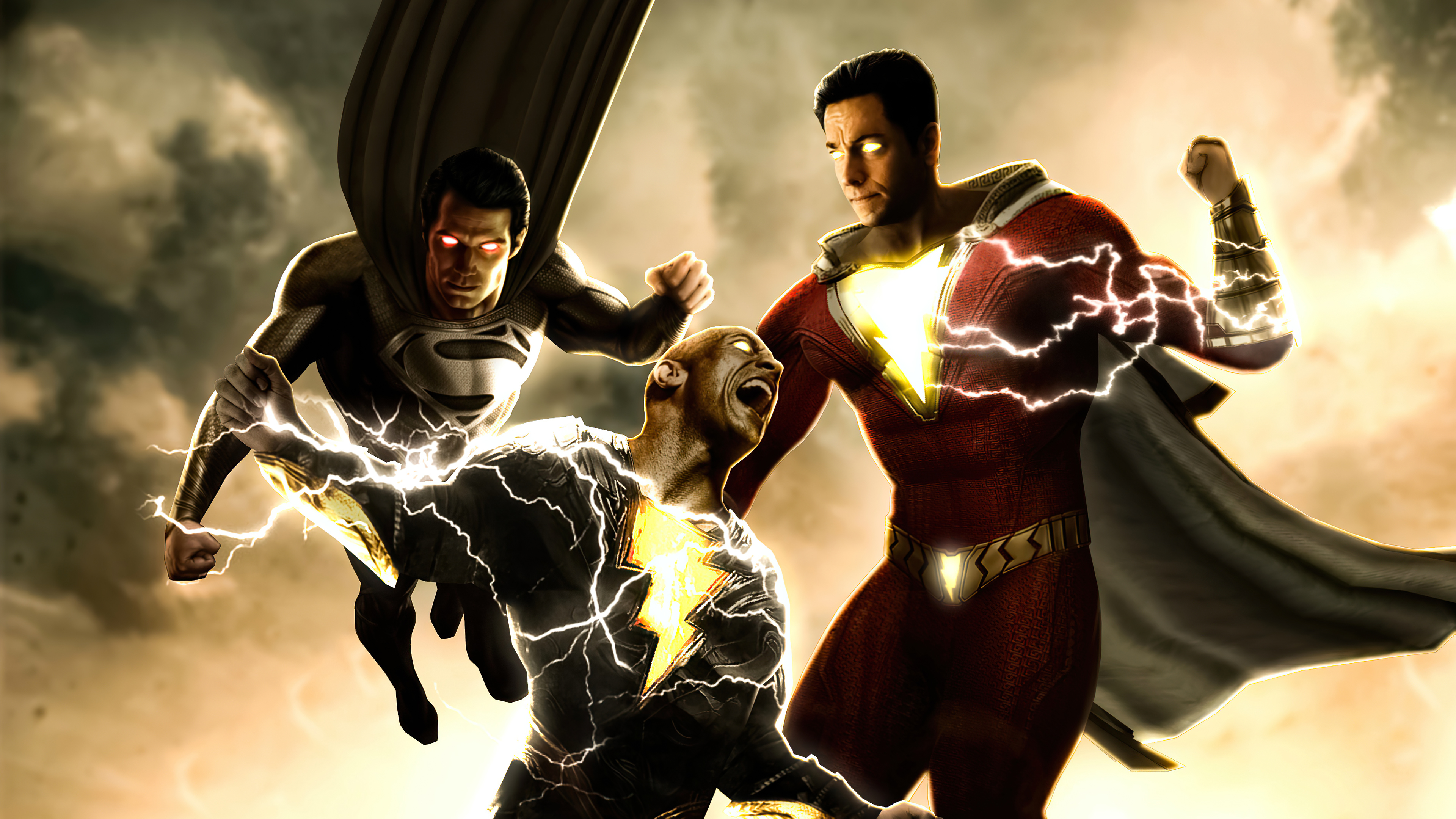 Superman X Shazam X Black Adam 4k, HD Superheroes, 4k Wallpapers, Images,  Backgrounds, Photos and Pictures