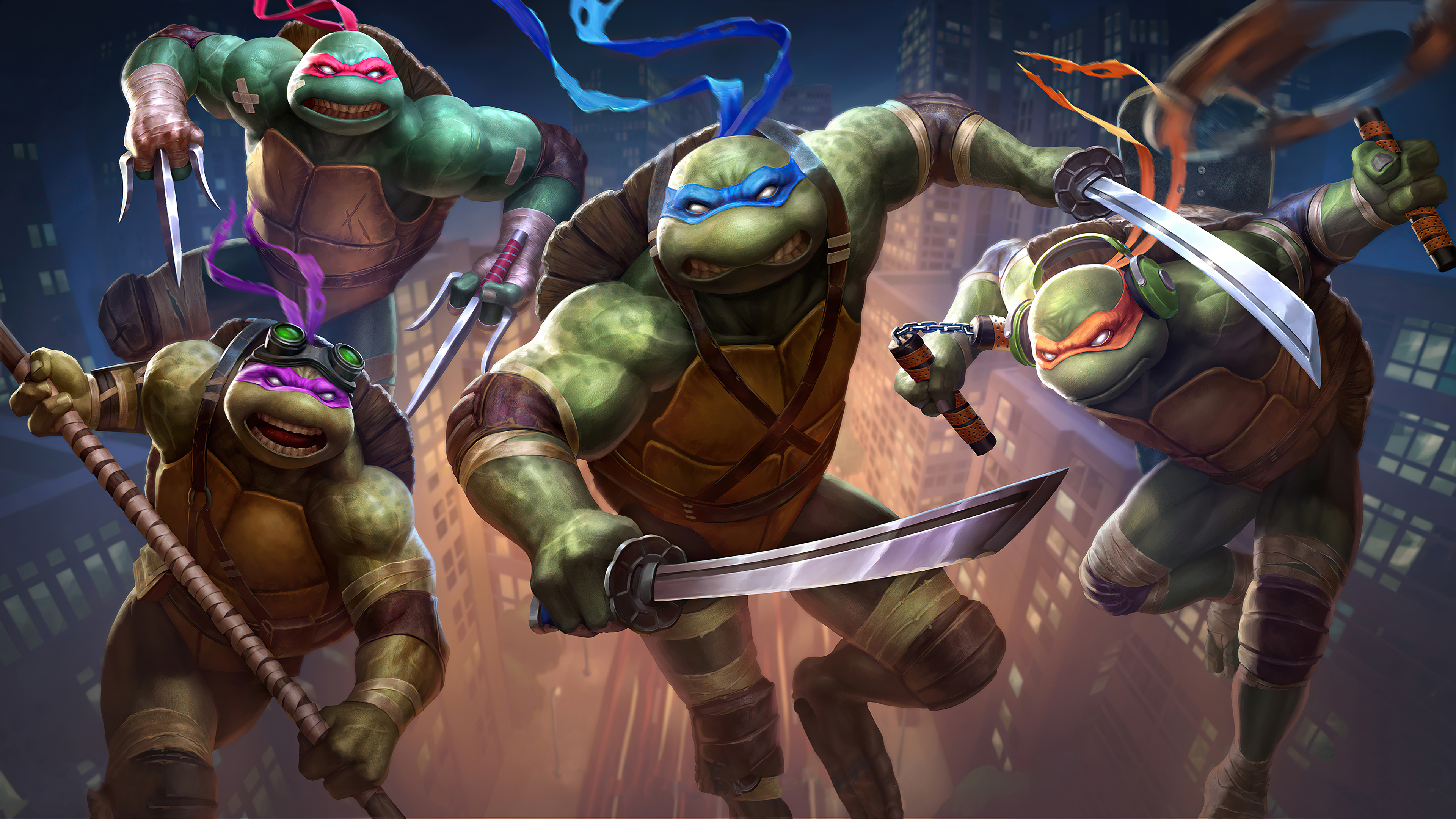 2560x1440 Teenage Mutant Ninja Turtles 2020 1440P Resolution HD 4k