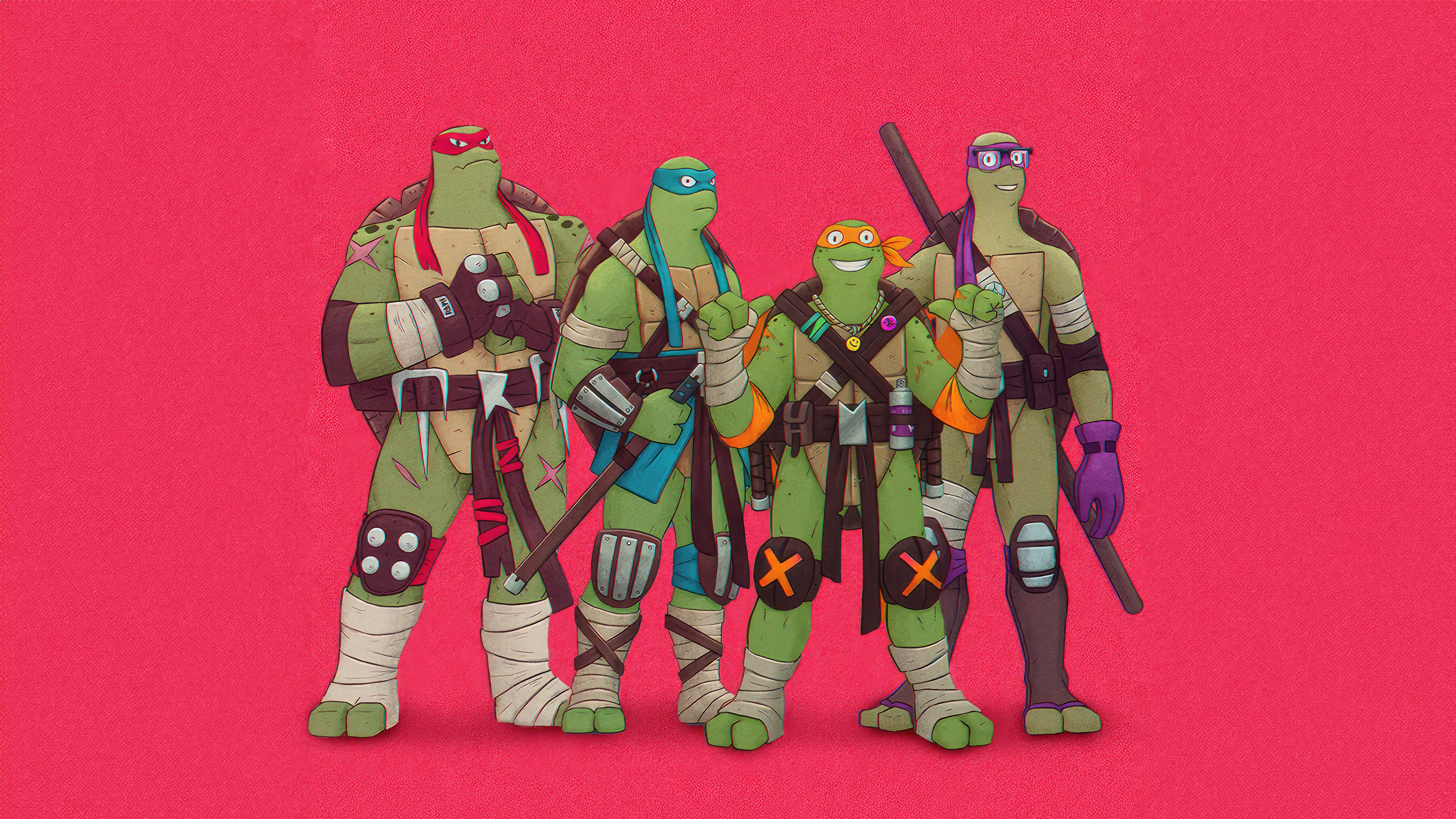Madagascar characters as TMNT characters. Tmnt 4