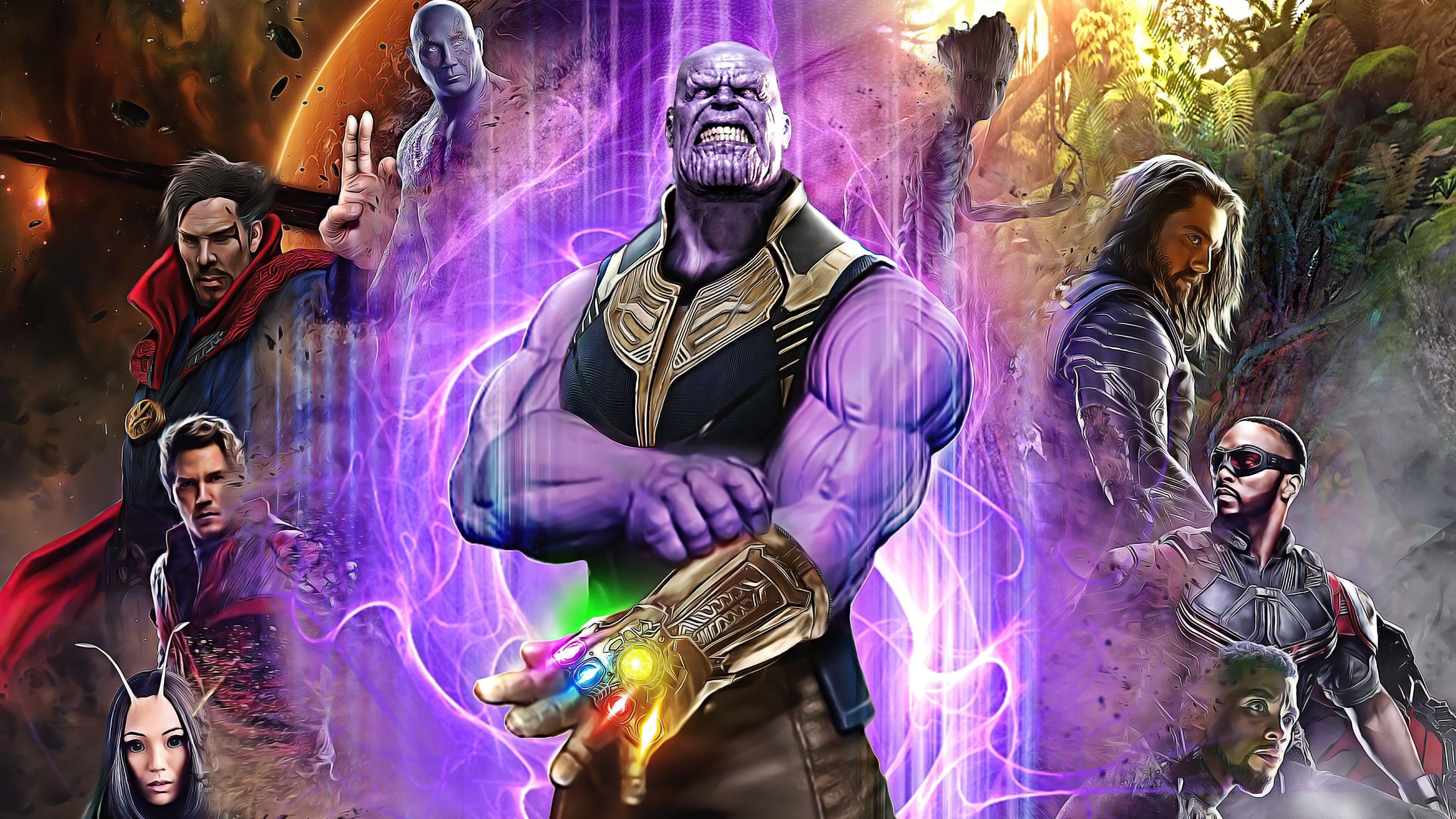 Thanos Avengers 2020 4k, HD Superheroes, 4k Wallpapers ...