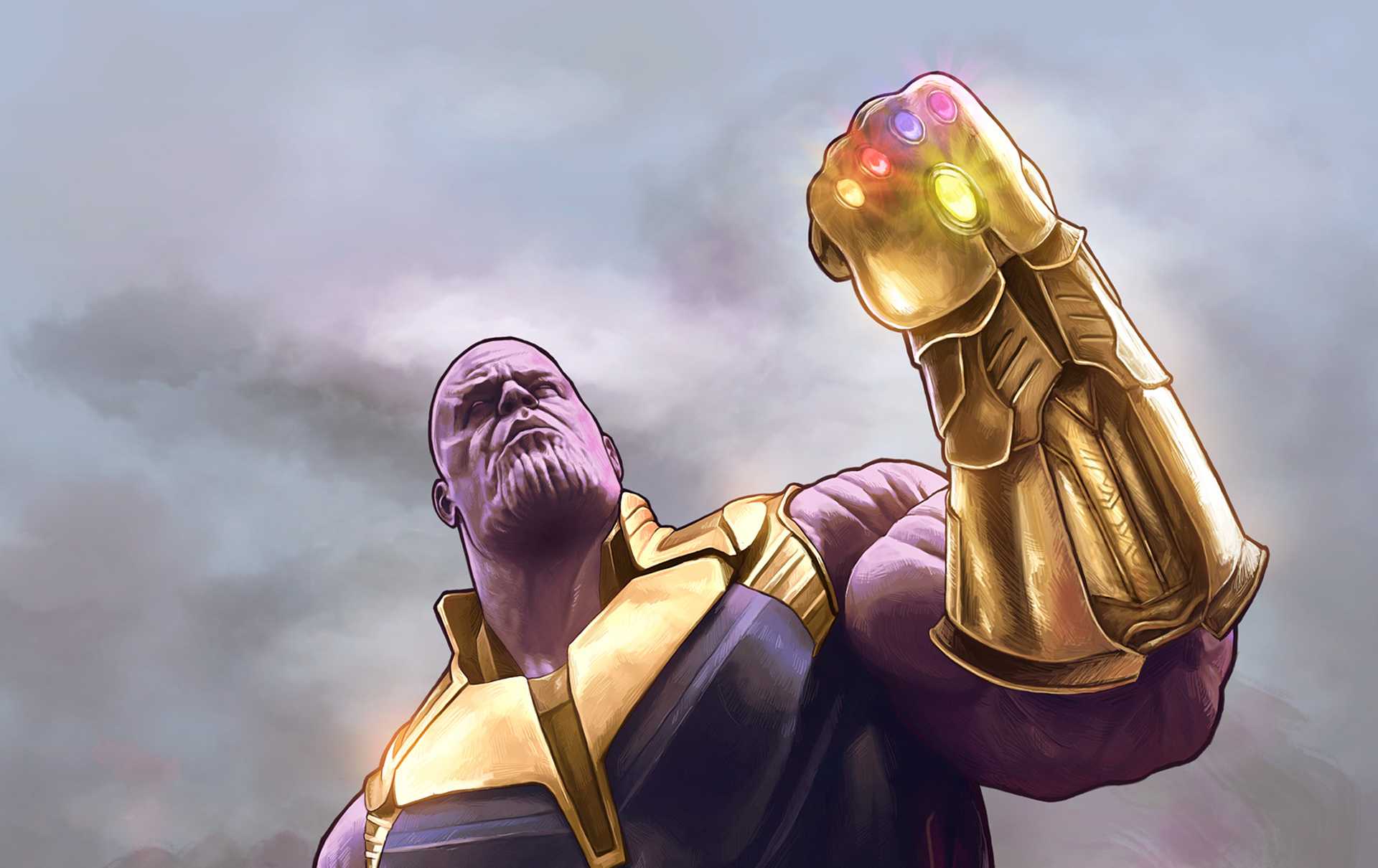 Thanos Infinity Gauntlet HD Wallpaper HD Superheroes Wallpapers K Wallpapers Images Backgrounds