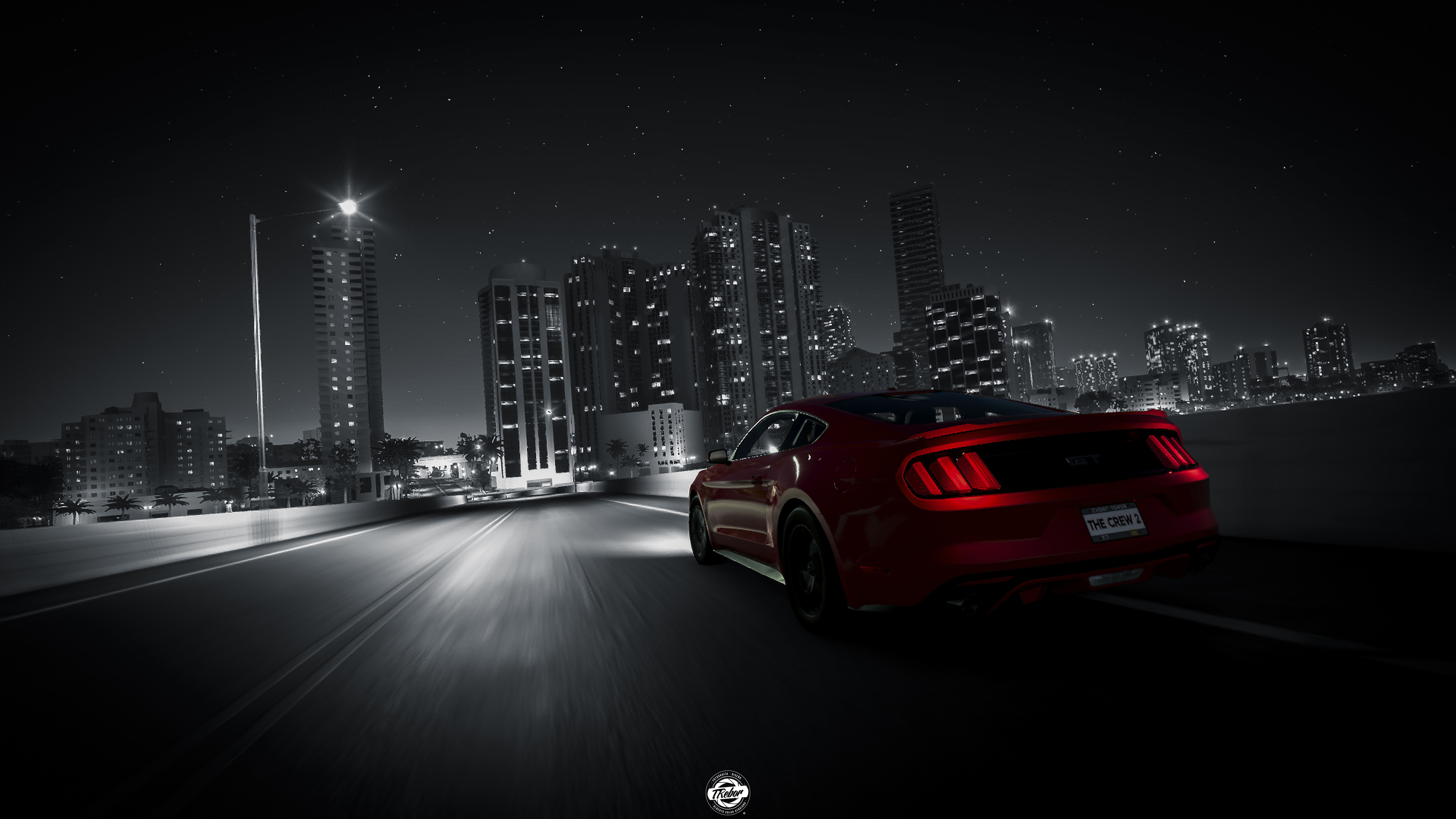 The Crew 2 Ford Mustang Rear Lights 4k, HD Games, 4k ...