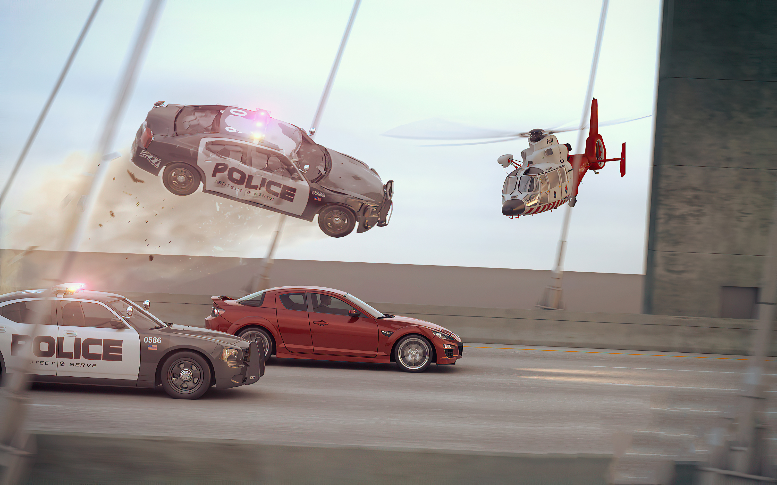 Wallpaper game, Ubisoft, The Crew 2 for mobile and desktop, section игры,  resolution 1920x1080 - download