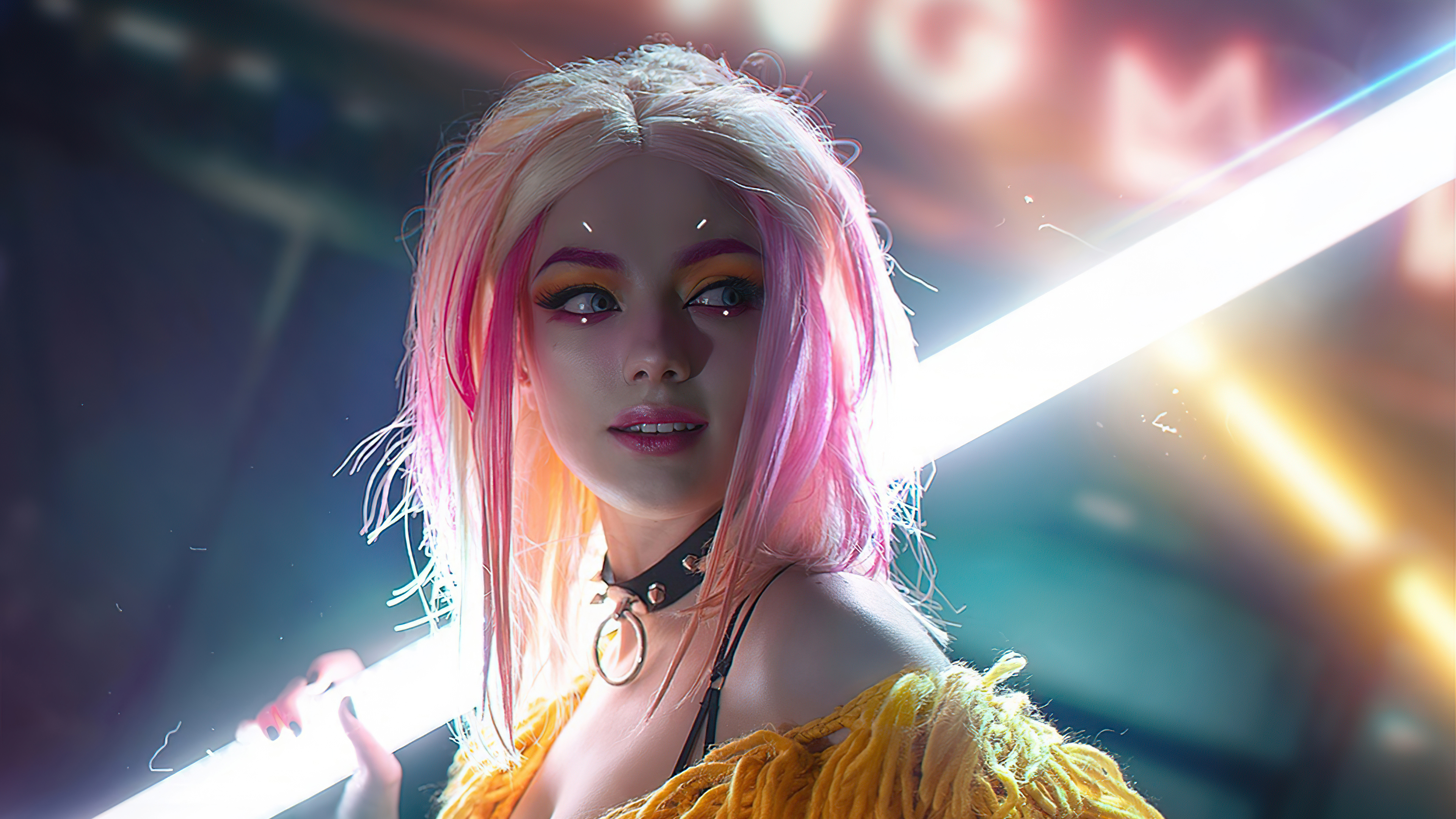 Cyberpunk 2077 Girl mobile wallpaper  HD Mobile Walls