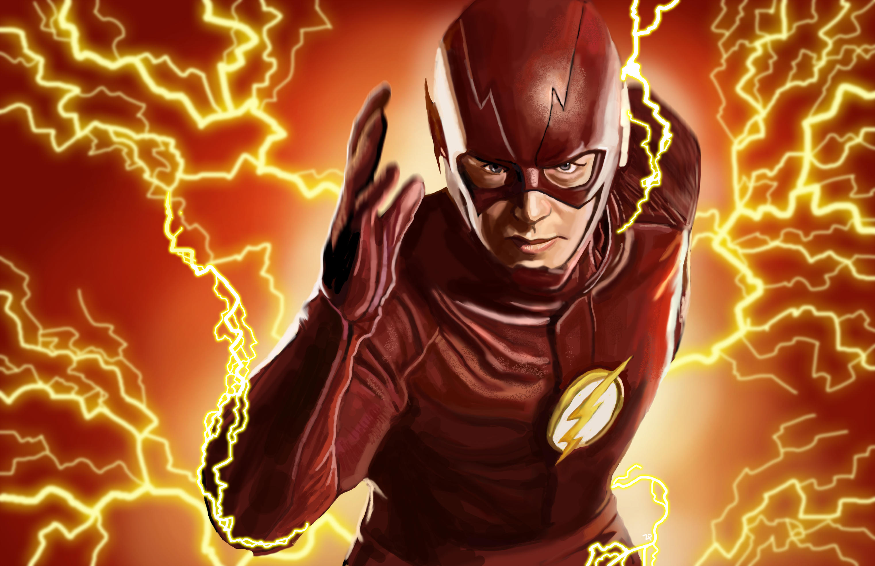 The Flash Art 4k, HD Superheroes, 4k Wallpapers, Images, Backgrounds