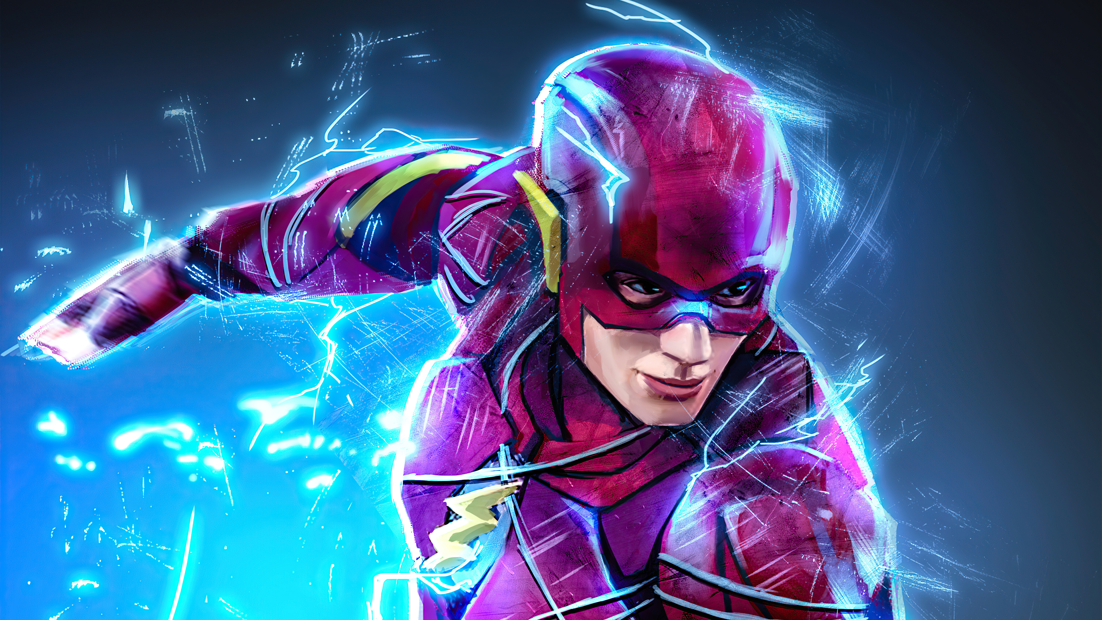 The Flash Fanart 4k, HD Superheroes, 4k Wallpapers, Images, Backgrounds,  Photos and Pictures