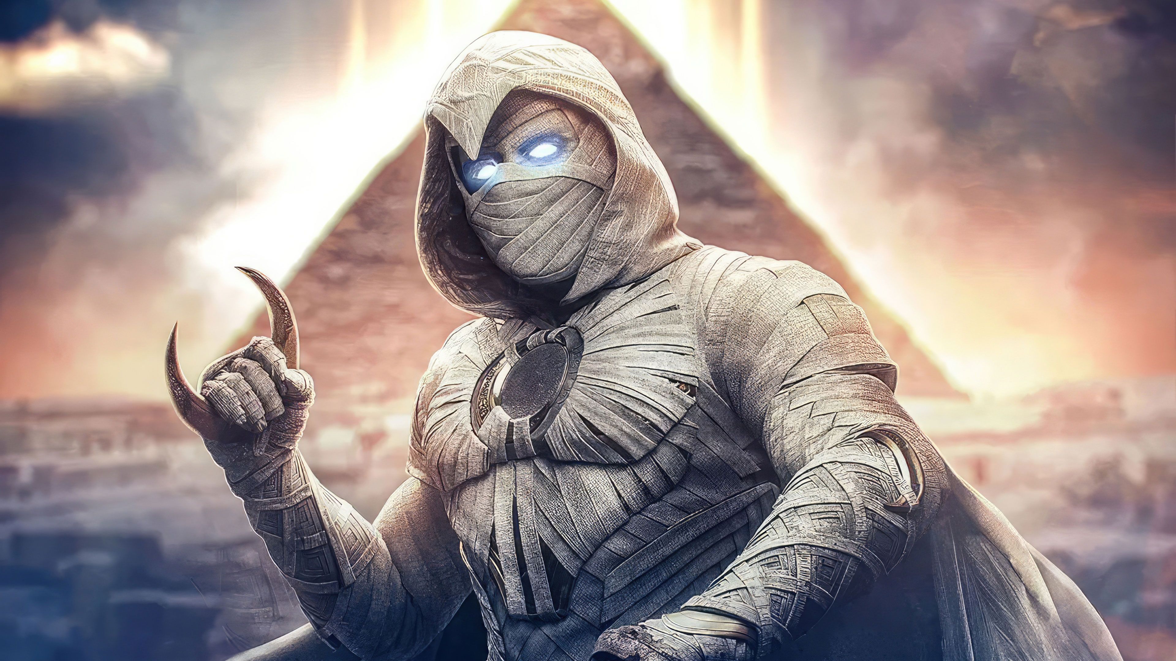 Give Your Desktop a New Look Today with Moon Knight Wallpaper 