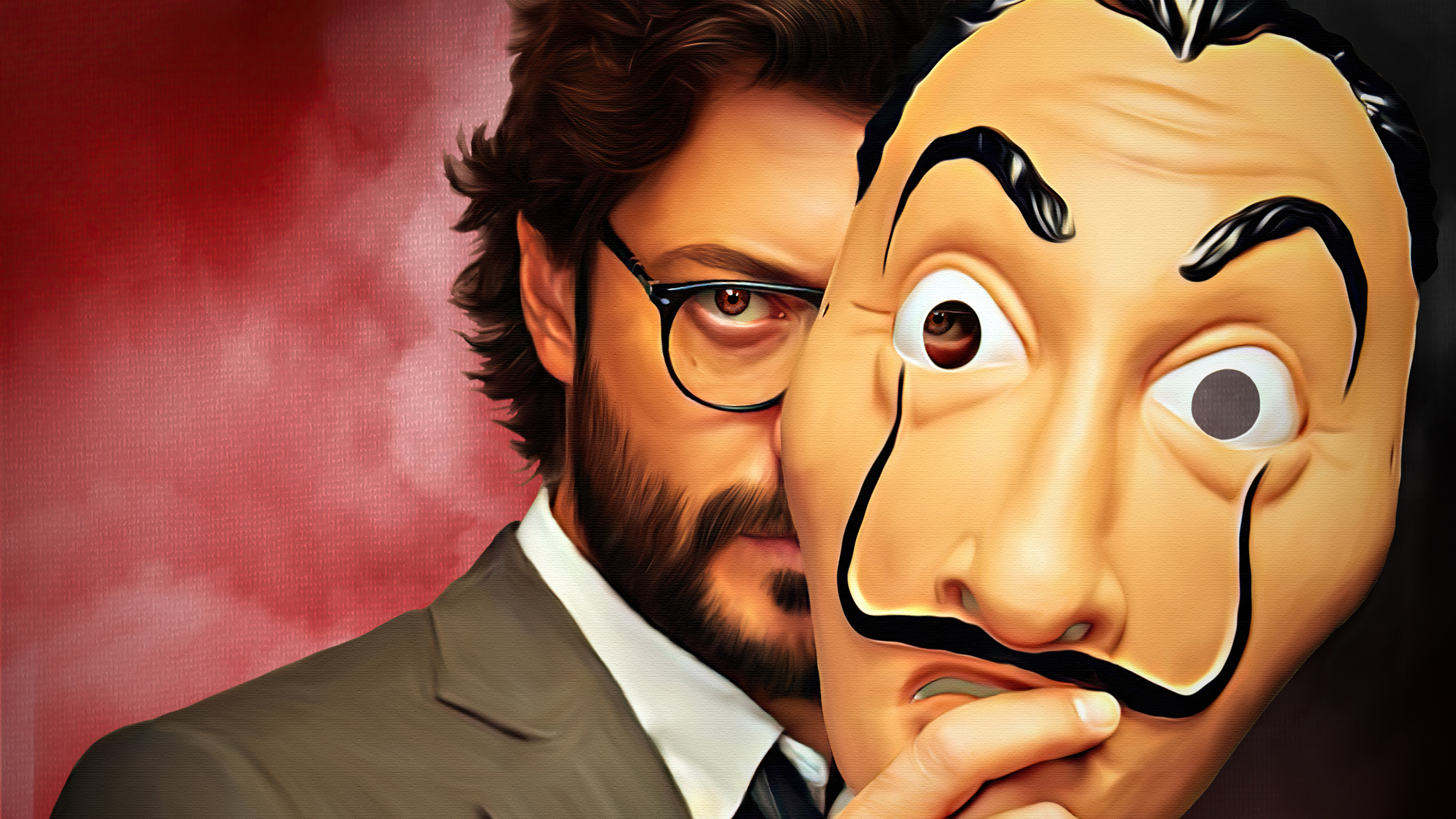 The Professor Digital Painting Money Heist, HD Tv Shows, 4k Wallpapers,  Images, Backgrounds, Photos and Pictures