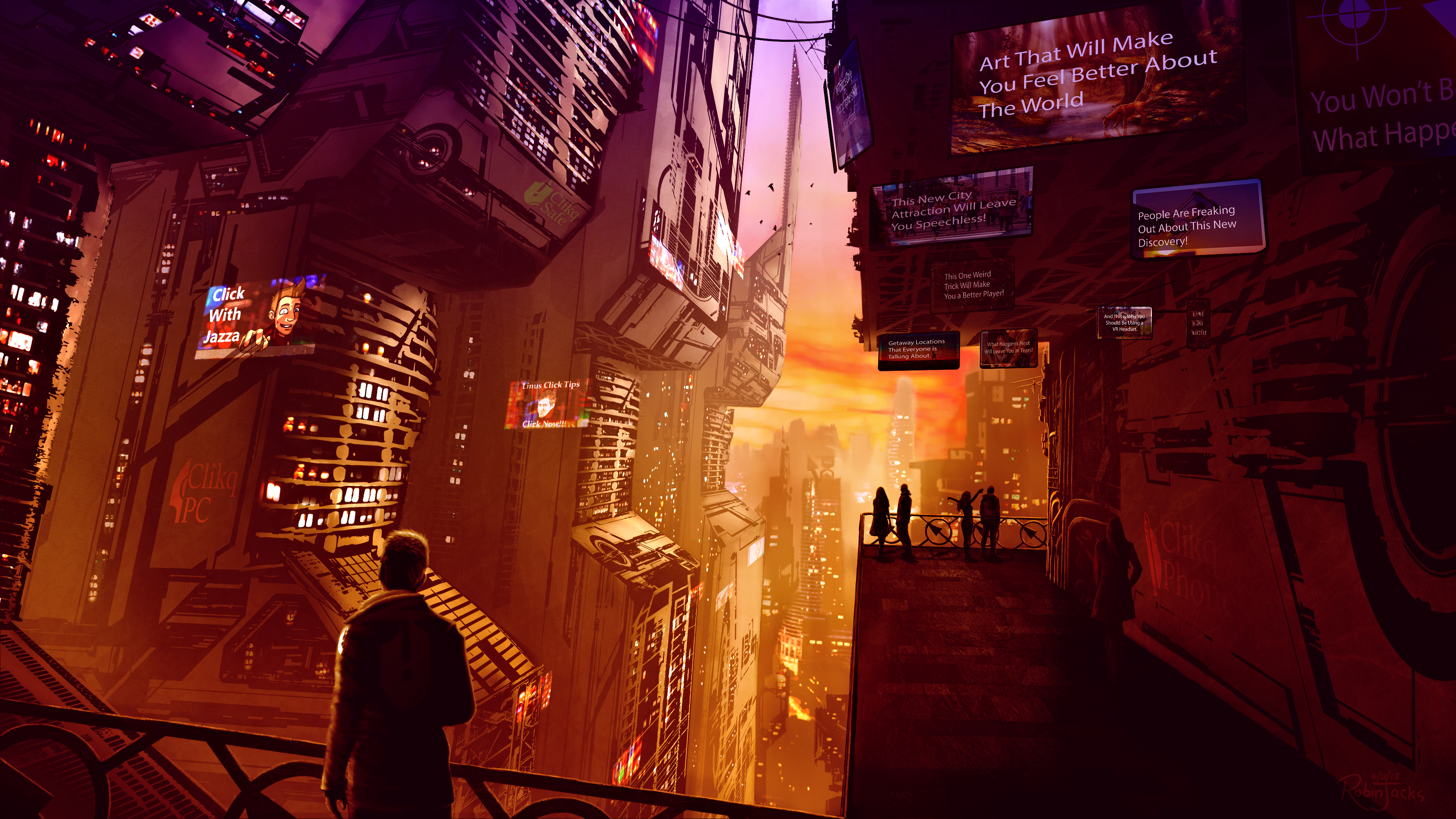 This Is Cyberpunk City, HD Artist, 4k Wallpapers, Images, Backgrounds