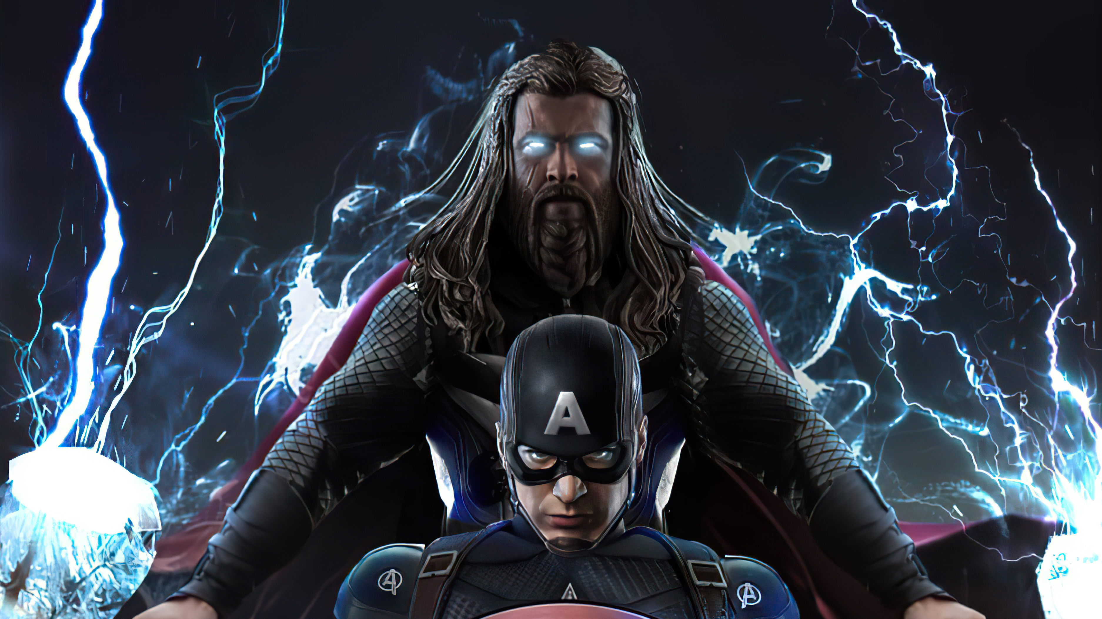 Thor And Captain America HD Superheroes, 4k Wallpapers, Images, Backgrounds, Photos and Pictures