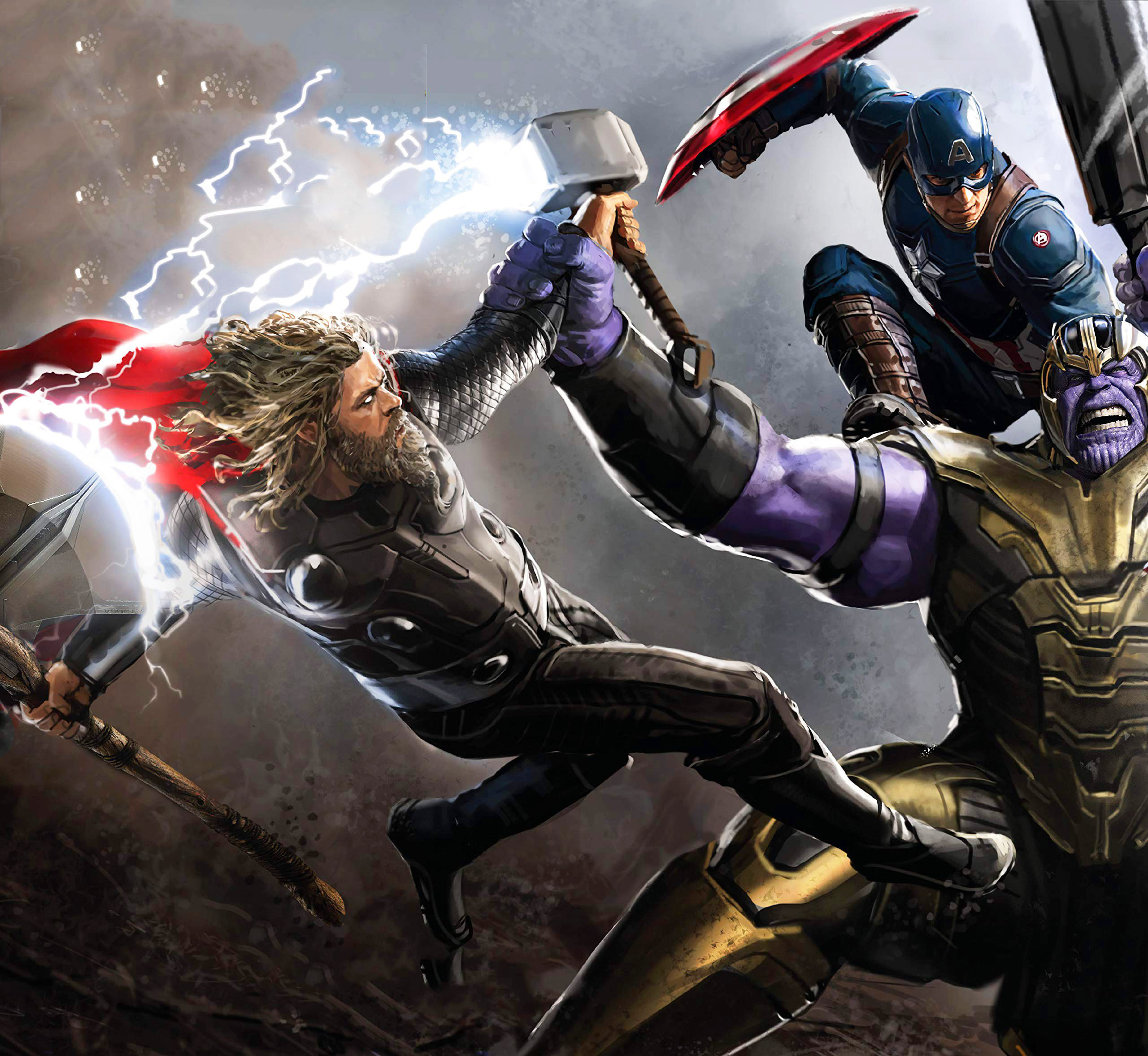 1600x900 Thor And Thanos Avengers Endgame 1600x900 Resolution HD 4k  Wallpapers, Images, Backgrounds, Photos and Pictures