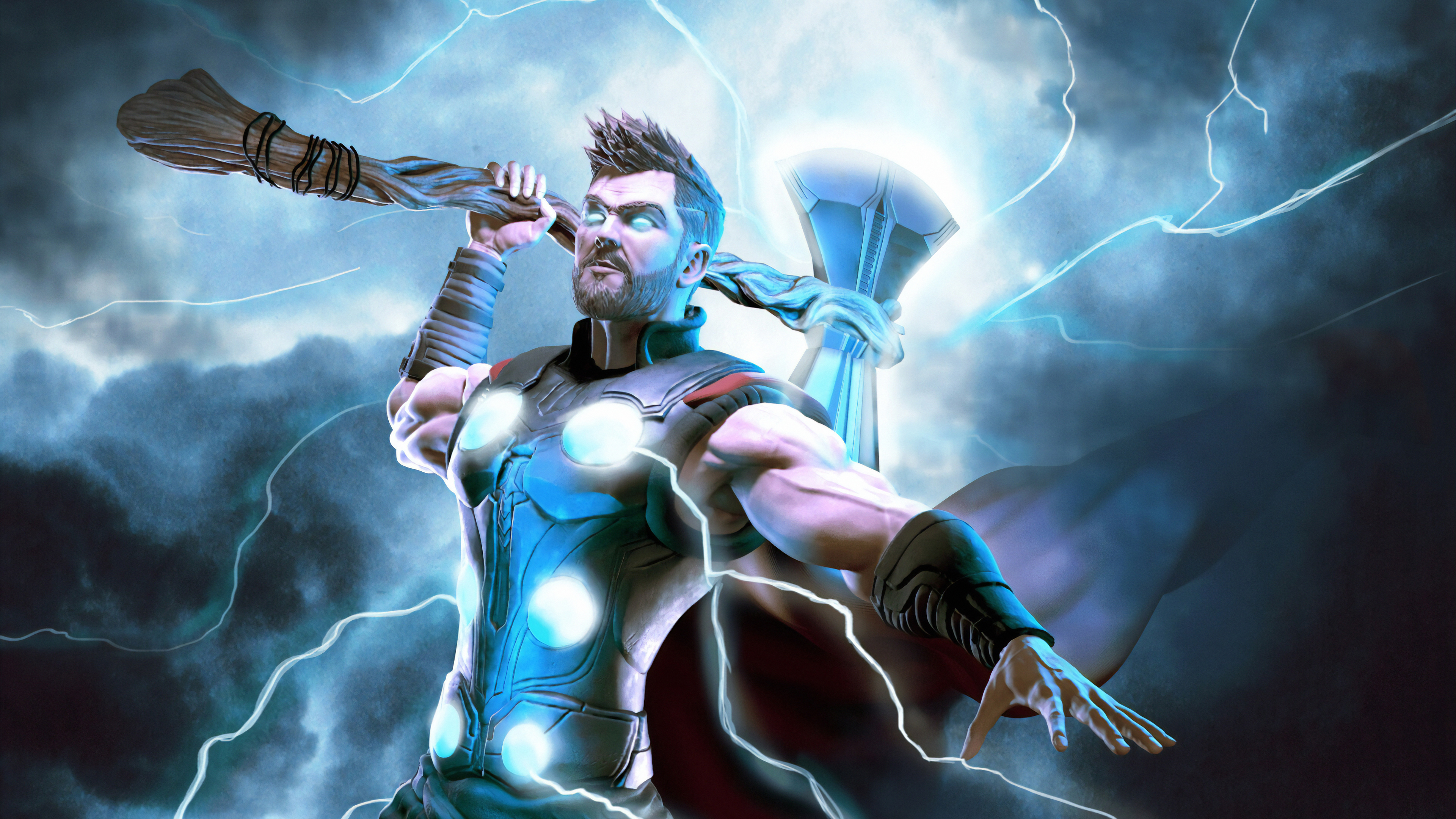 Thor Lighting 4k, HD Superheroes, 4k Wallpapers, Images, Backgrounds,  Photos and Pictures