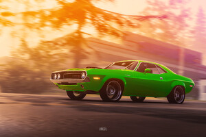 1970 Dodge Challenger RT From The Crew 2 Front