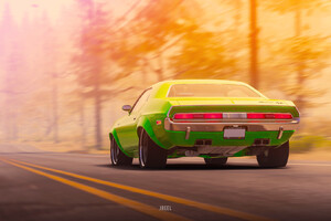 1970 Dodge Challenger RT From The Crew 2 Rear