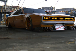 1980 Dodge Charger Wide Body (1360x768) Resolution Wallpaper
