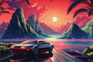 1980s Retro Future (2560x1440) Resolution Wallpaper