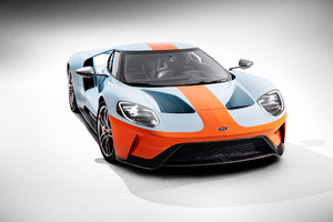 2018 Ford GT Heritage Edition (1336x768) Resolution Wallpaper