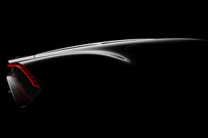 2019 Bugatti La Voiture Noire Rear (1280x720) Resolution Wallpaper
