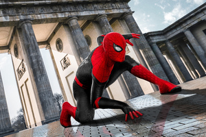 2019 Spider Man Far From Home Movie Poster (2048x1152) Resolution Wallpaper