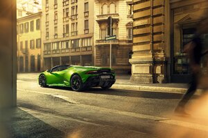 2020 Lamborghini Huracan Evo Spyder 5k (2560x1024) Resolution Wallpaper