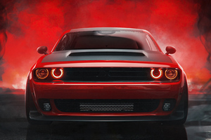 2021 Dodge Challenger Muscle Car Wallpaper