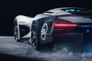 2021 Jaguar Vision Gran Turismo SV 5K (1360x768) Resolution Wallpaper