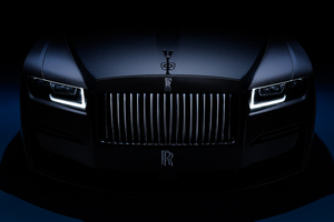 2021 Rolls Royce Black Badge Ghost Front Grill Wallpaper