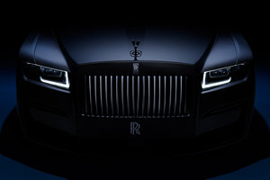 2021 Rolls Royce Black Badge Ghost Front Grill (3840x2160) Resolution Wallpaper