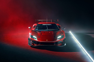 2022 Ferrari 296 GT3 Wallpaper