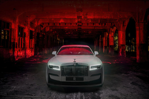 2022 Rolls Royce Black Badge Ghost 8k (1400x900) Resolution Wallpaper