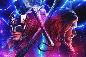 2022 Thor Love And Thunder Movie Poster 4k Wallpaper