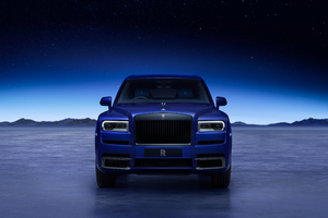 2023 Rolls Royce Cullinan Black Badge Blue Shadow 8k (2048x1152) Resolution Wallpaper
