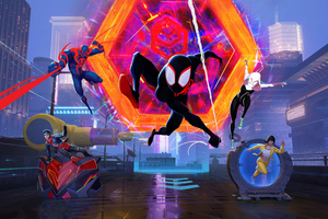 2023 Spiderman Across The Spider Verse Movie Wallpaper