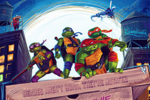 2023 Teenage Mutant Ninja Turtles Mutant Mayhem 4k