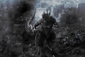 2024 Godzilla Minus One (320x240) Resolution Wallpaper