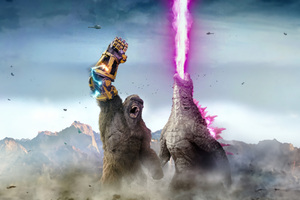 2024 Godzilla X Kong The New Empire (3840x2400) Resolution Wallpaper