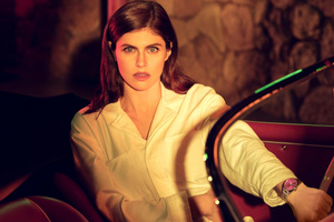 2025 Alexandra Daddario Tag Heuer (3840x2400) Resolution Wallpaper