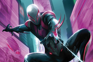 2099 Spider Man (1400x900) Resolution Wallpaper