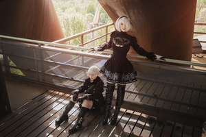 2b And 9s Nier Automata Cosplay 5k