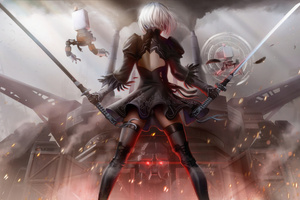 2b Nier Automata The Strongest Wallpaper