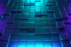 3d Cube Background 4k
