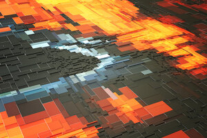 3d Digital Art Abstract (1600x1200) Resolution Wallpaper