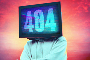 404 Monitor Mask 4k Wallpaper