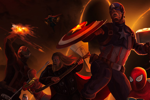 4k Art Avengers Endgame (1280x1024) Resolution Wallpaper