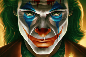 4k Joker Face Closeup