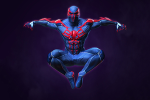 4k Spider Man 2099 (2048x1152) Resolution Wallpaper