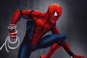 4k Spider Man Art (2560x1080) Resolution Wallpaper