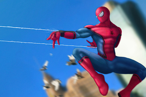 4k Spider Man Artwork (1024x768) Resolution Wallpaper