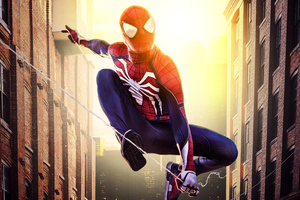 4k Spiderman New York (1600x1200) Resolution Wallpaper